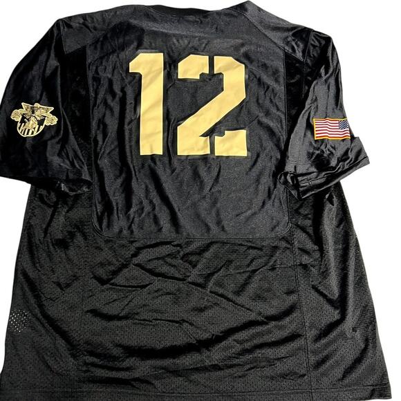 Army Nike Men's Black Knights #12 Mens West Point Jersey Size XXL - Picture 2 of 8